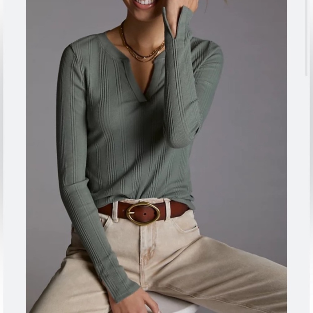 Anthropologie long sleeve top